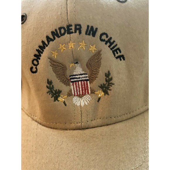 Commander in Chief Presidential Seal beige Cap Hat - Picture 2 of 5